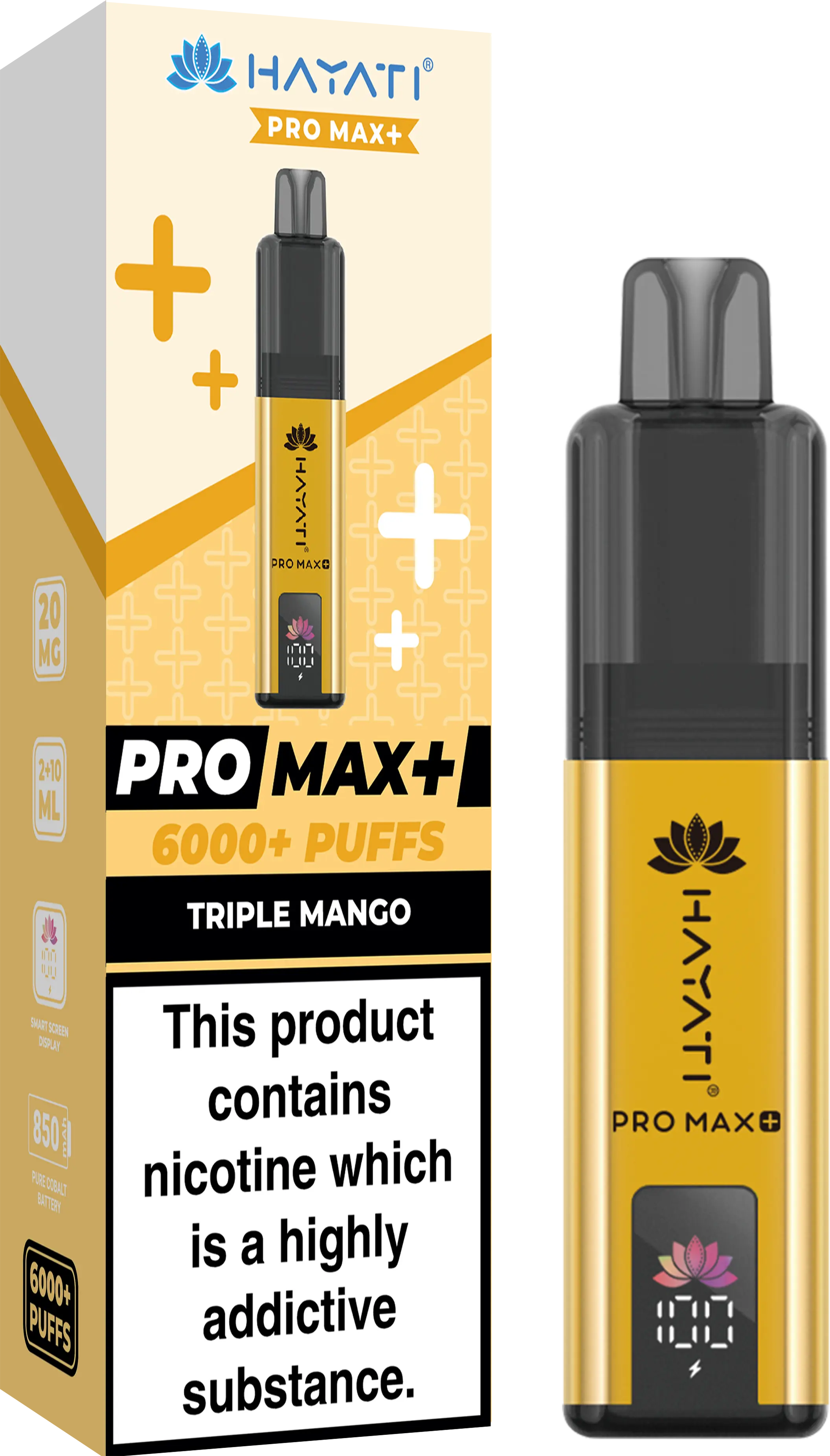 Hayati Pro Max 6000 Puffs Disposable Vape Pack of 10 - Vape wholesale supplies